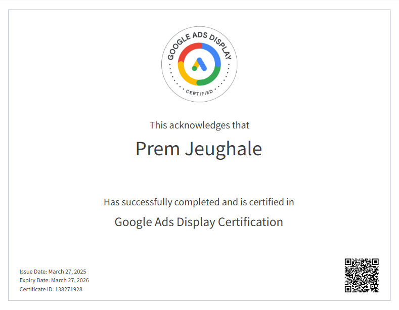Google Ads Display Certification 2