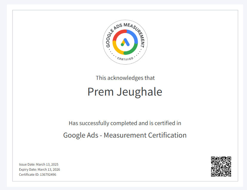 Google Ads Measurment Certification 2